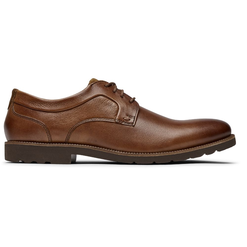 Rockport Canada Sharp & Ready 2 Plain Toe - Mens Oxfords Chocolate (QAF619832)